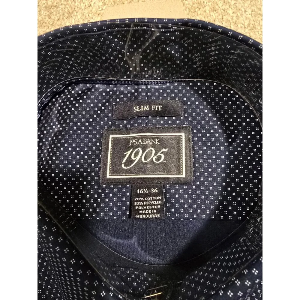 Jos a bank slim fit shirt*2 size 16 1/2-36 - Picture 3 of 4